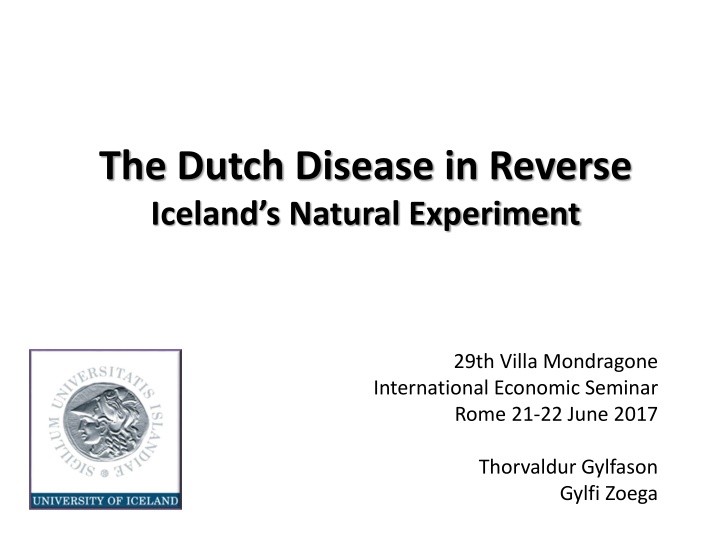 the dutch disease in reverse iceland s natural n.w
