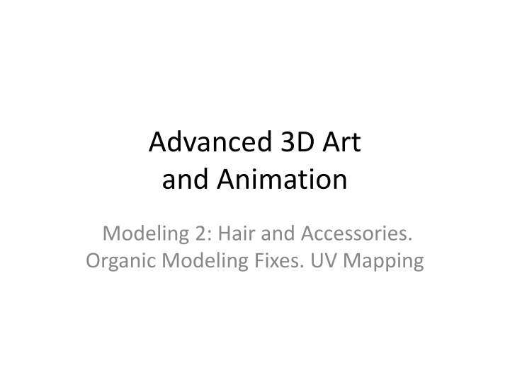 advanced 3d art and animation n.w