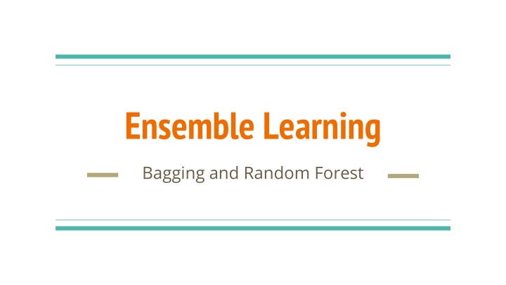 ensemble learning n.w