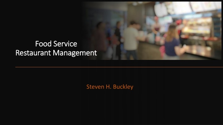 food service food service restaurant management n.w