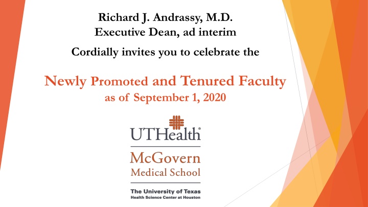 richard j andrassy m d executive dean ad interim n.w