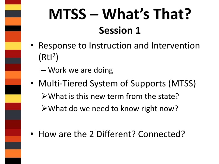 mtss what s that session 1 response n.w