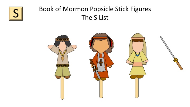 book of mormon popsicle stick figures the s list n.w