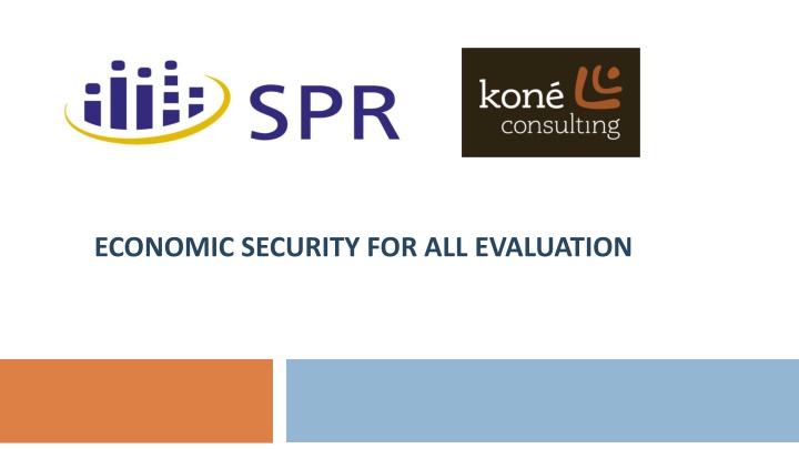 economic security for all evaluation n.w