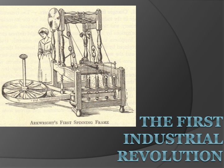 the first industrial revolution n.w