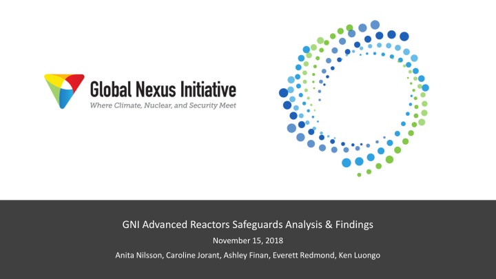 Analysis of GNI Advanced Reactors Safeguards & Findings
