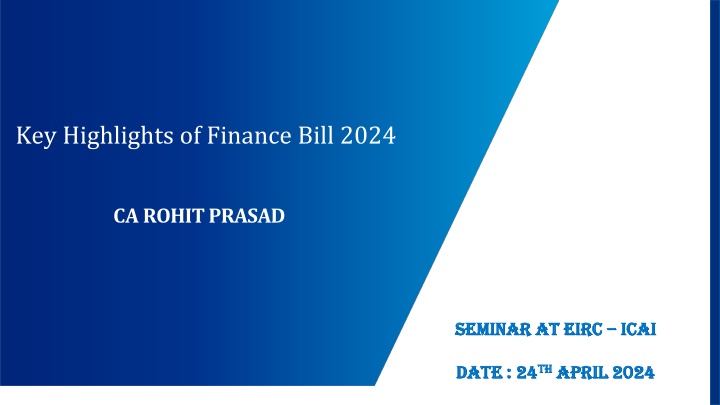 key highlights of finance bill 2024 n.w