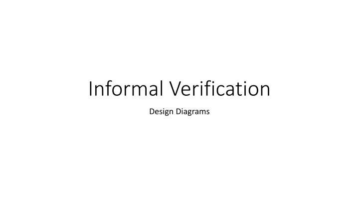 informal verification n.w
