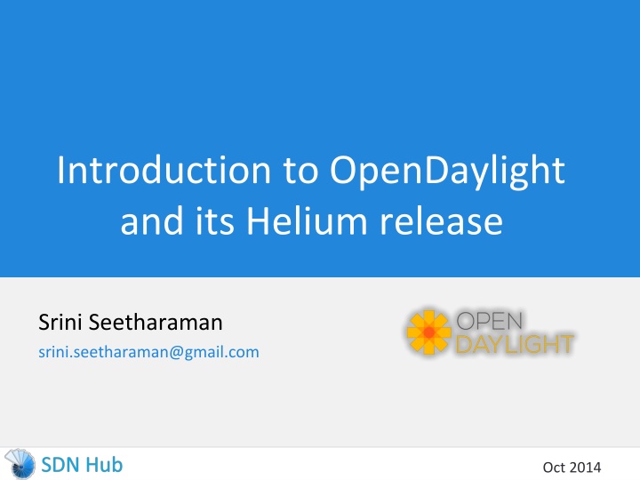 introduction to opendaylight and its helium n.w