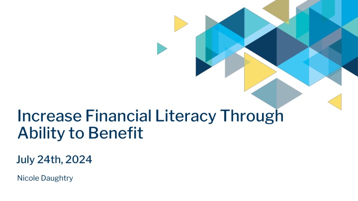 increase financial literacy through ability n.w