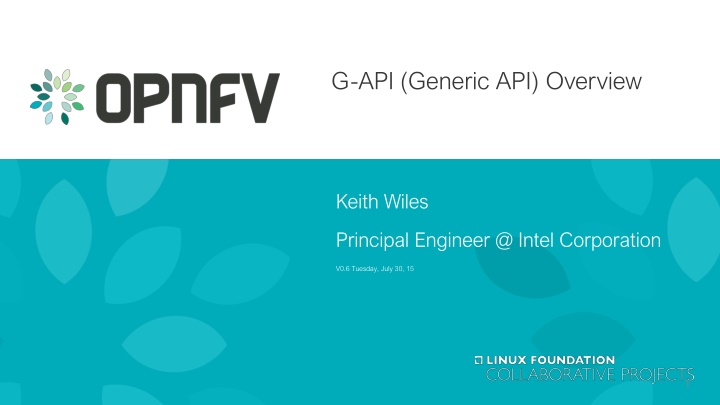 g api generic api overview n.w