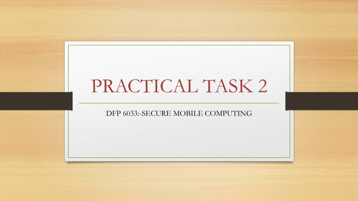 practical task 2 n.w