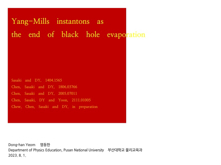 yang mills instantons as n.w