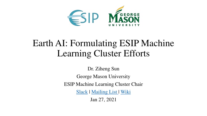 earth ai formulating esip machine learning n.w