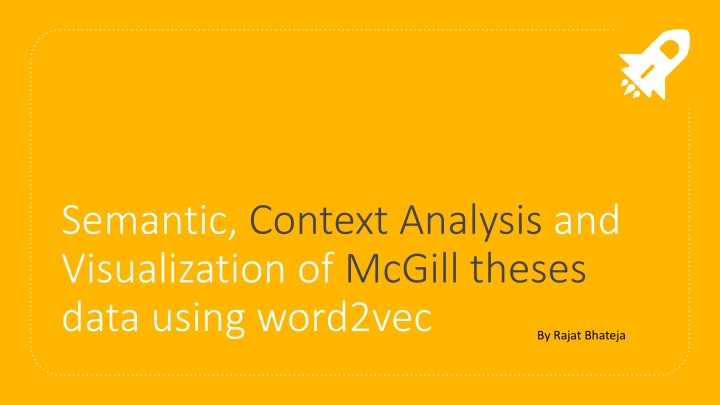 semantic context analysis and visualization n.w