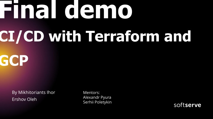 final demo ci cd with terraform and gcp n.w