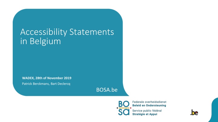 accessibility statements in belgium n.w