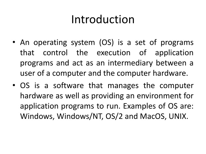 introduction n.w