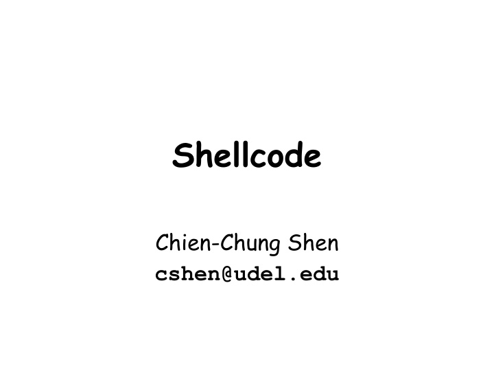 shellcode n.w
