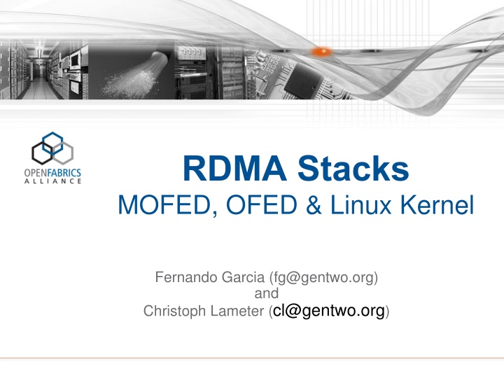rdma stacks mofed ofed linux kernel n.w