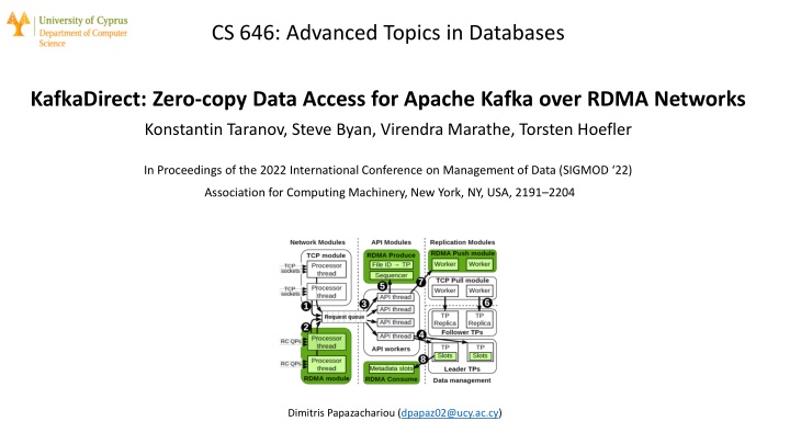 cs 646 advanced topics in databases n.w
