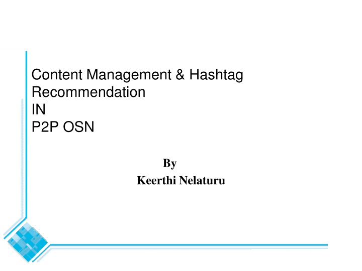 content management hashtag recommendation n.w