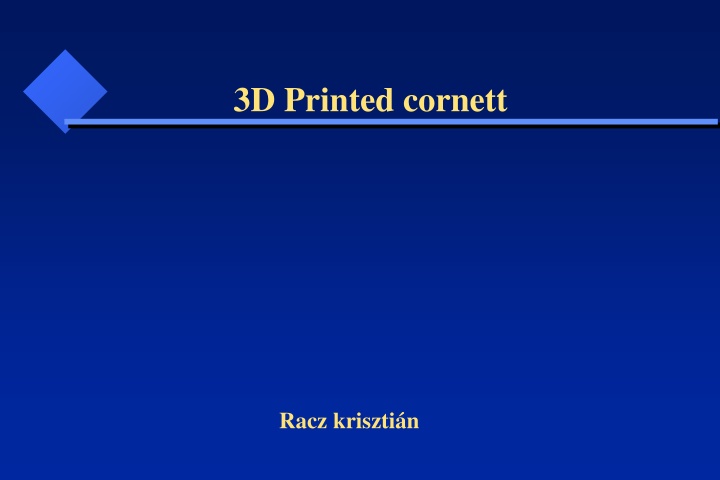 3d printed cornett n.w