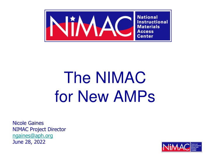 the nimac for new amps n.w