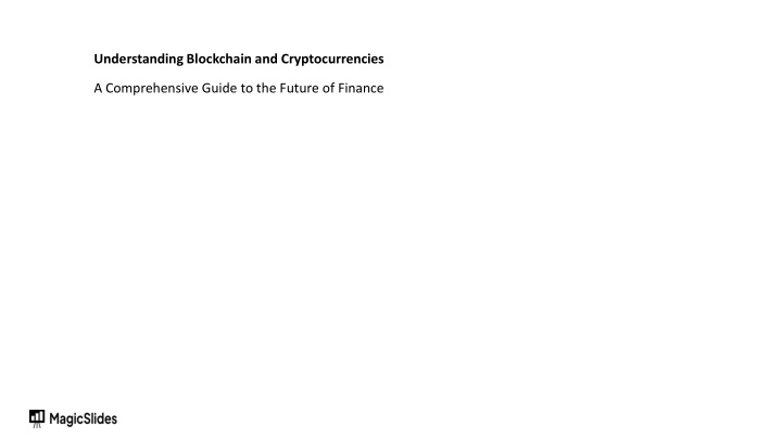 understanding blockchain and cryptocurrencies n.w