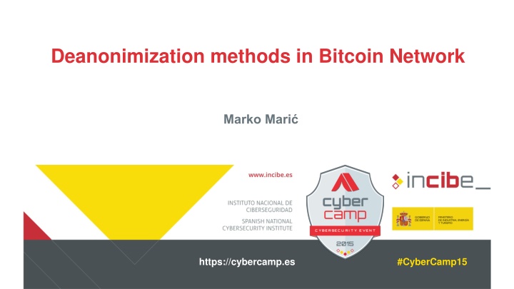 deanonimization methods in bitcoin network n.w