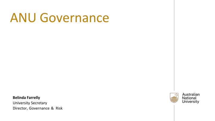 anu governance n.w