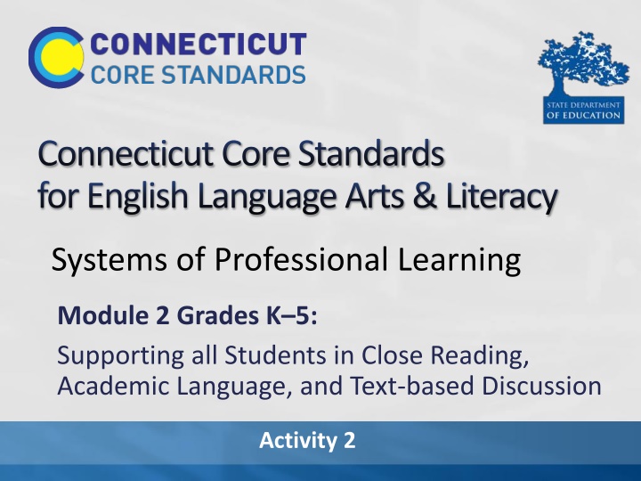 connecticut core standards for english language n.w