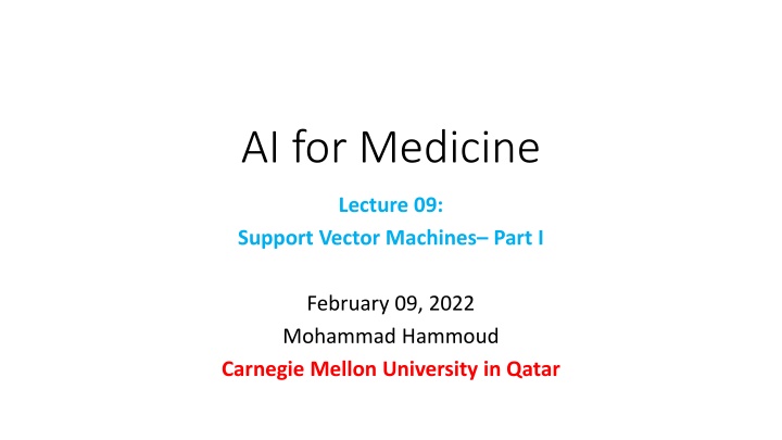 ai for medicine n.w