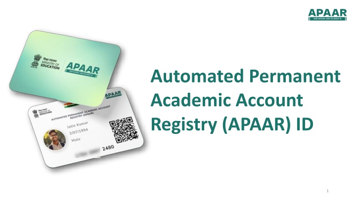 automated permanent academic account registry n.w