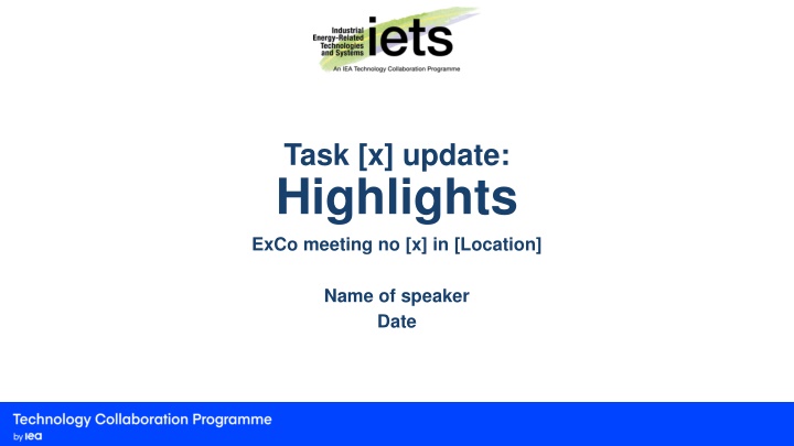task x update highlights exco meeting n.w