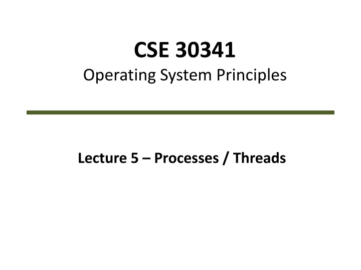 cse 30341 operating system principles n.w
