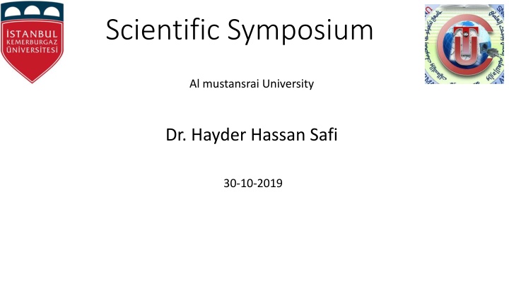scientific symposium n.w