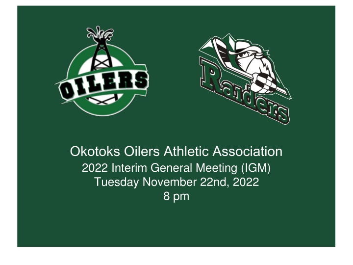 okotoks oilers athletic association 2020 2021 n.w