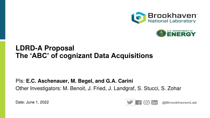 ldrd a proposal the abc of cognizant data n.w