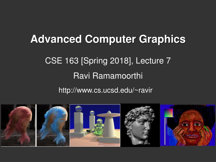 advanced computer graphics n.w