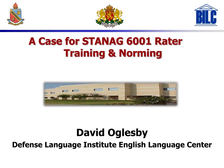 a case for stanag 6001 rater training norming n.w