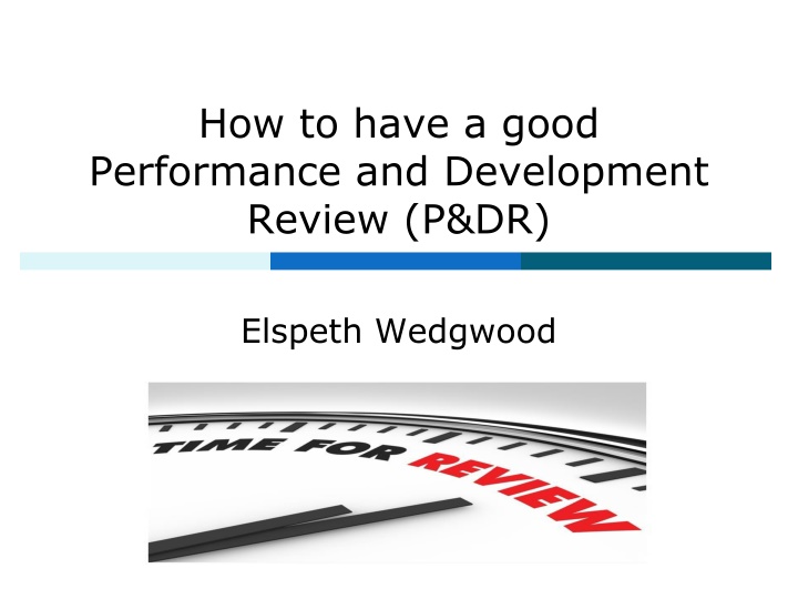 how to have a good performance and development n.w