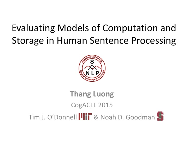 evaluating models of computation and storage n.w