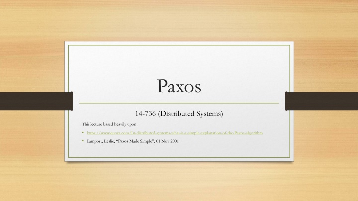 paxos n.w