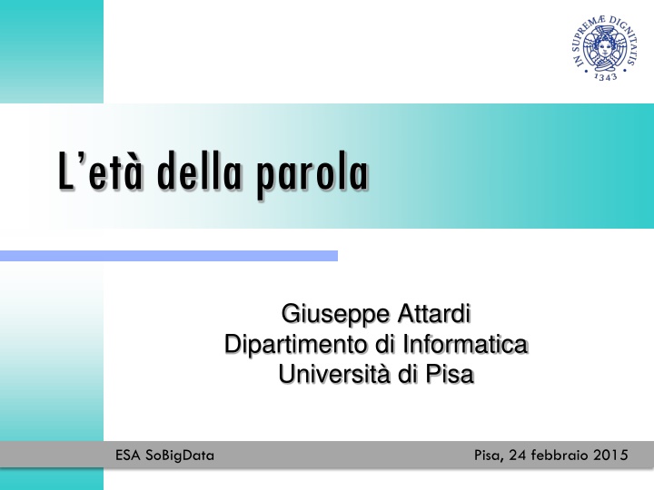 l et dellaparola n.w