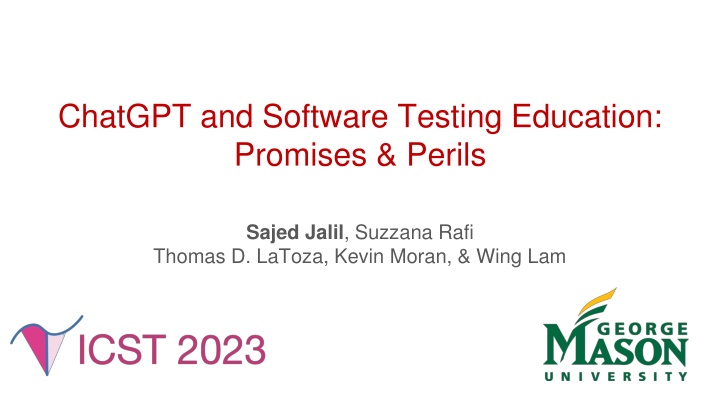 chatgpt and software testing education promises n.w