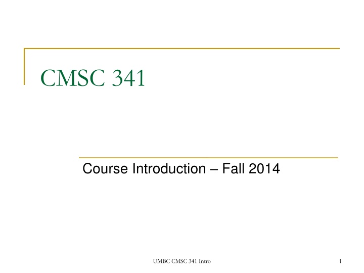 cmsc 341 n.w
