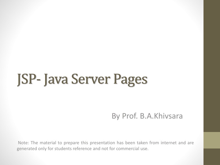 jsp java server pages n.w