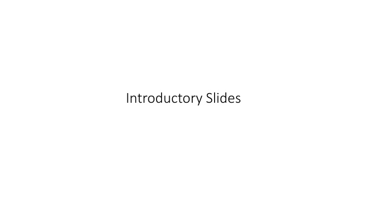 introductory slides n.w