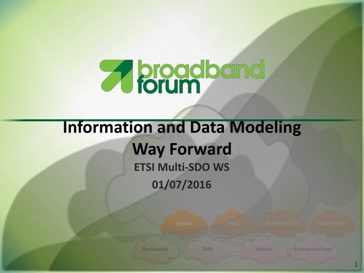 information and data modeling way forward n.w